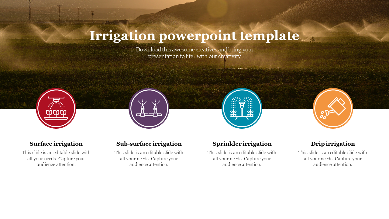 Irrigation powerpoint template